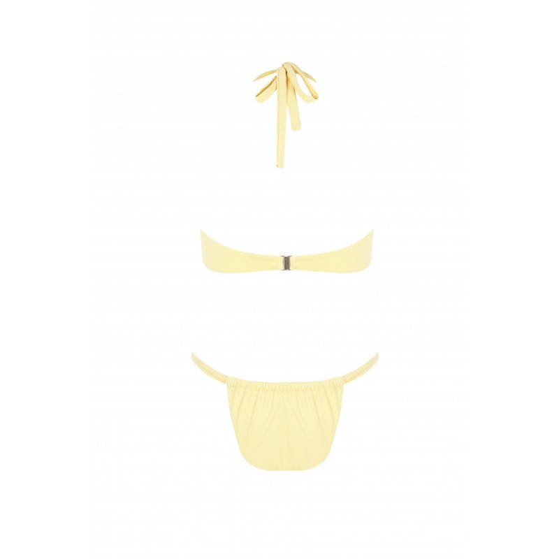 Bikini Bandeau Color Amarillo Halty Robin Collection Robin Collection