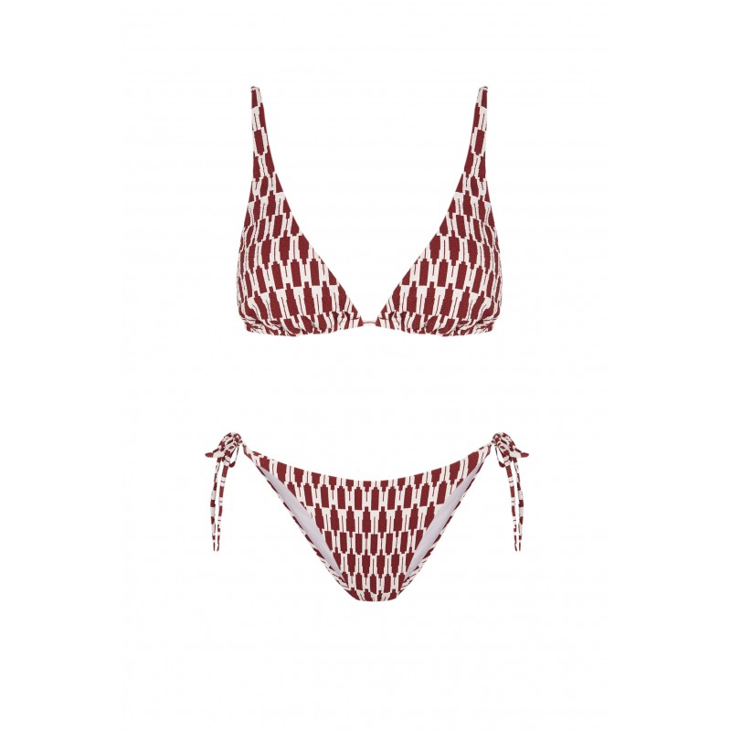 Tribe Flame Bikini Red And White Robin Collection Robin Collection