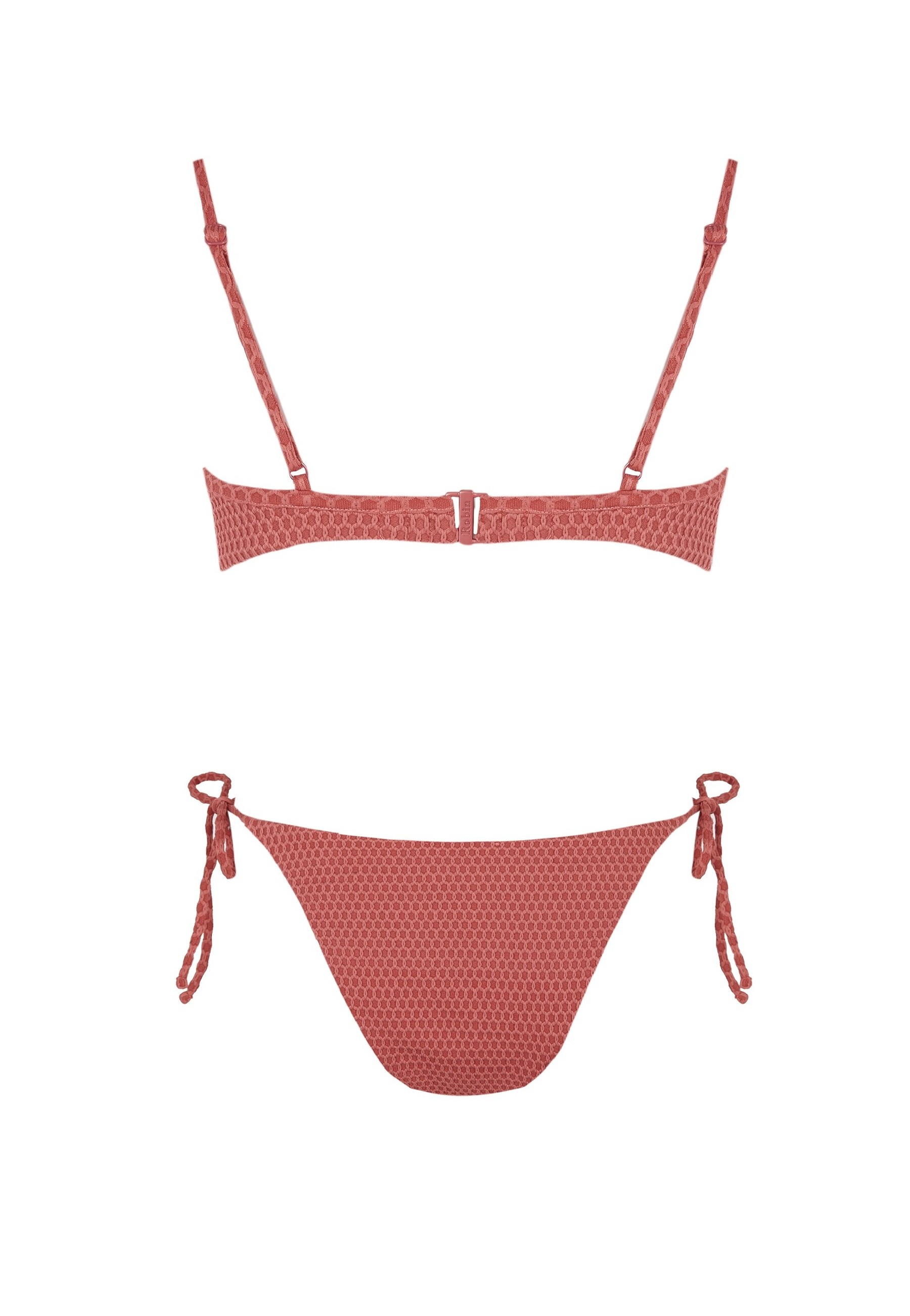 Bikini Balconette RedSand Rojo Robin Collection Robin Collection