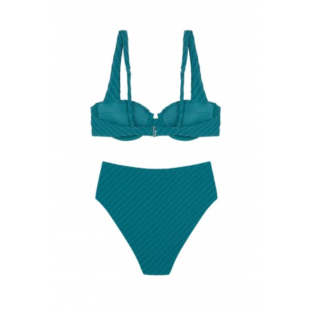 Bikini Balconette Petróleo High Verde Robin Collection Robin Collection