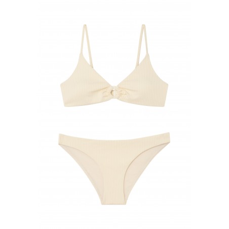 Ecru Balconette Classic Bottom Bikini Robin Collection