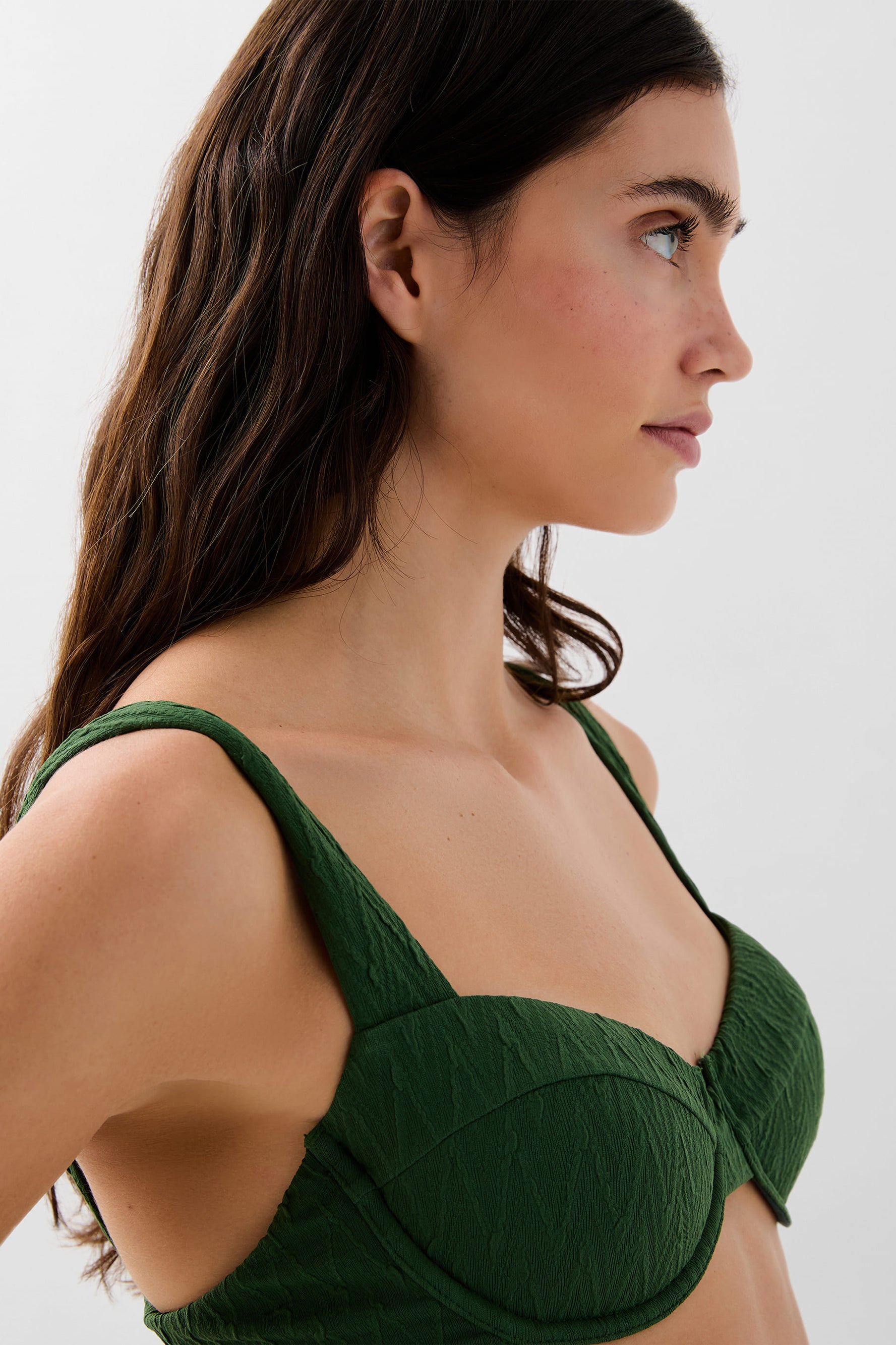 Verde Balconette Bikini