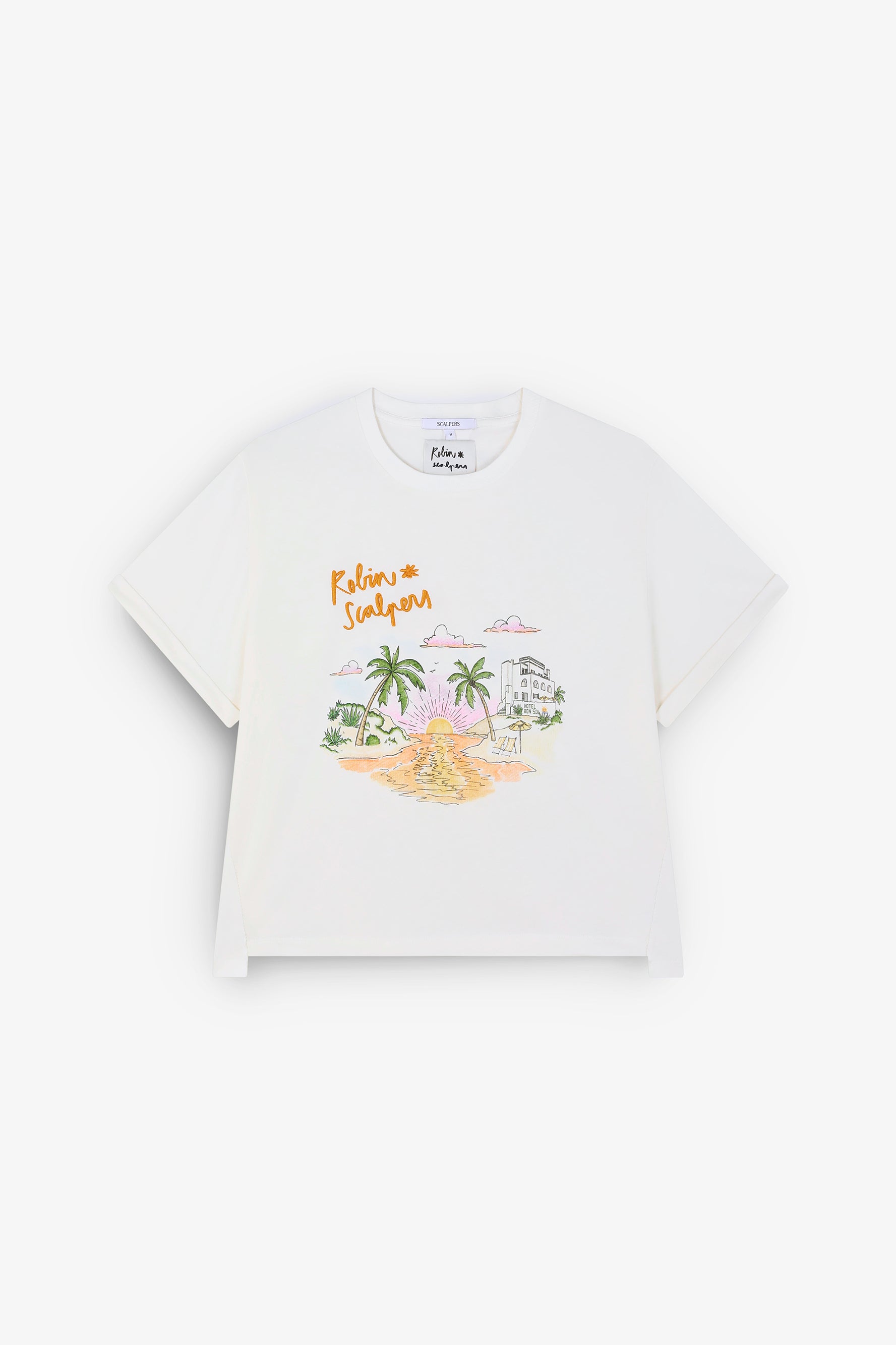 Camiseta Estampada Bordada