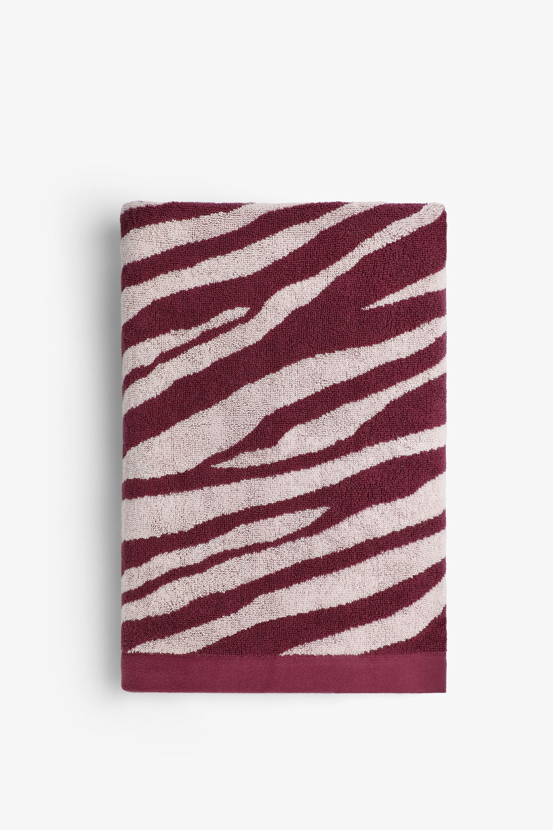 Serviette de plage à imprimé zèbre