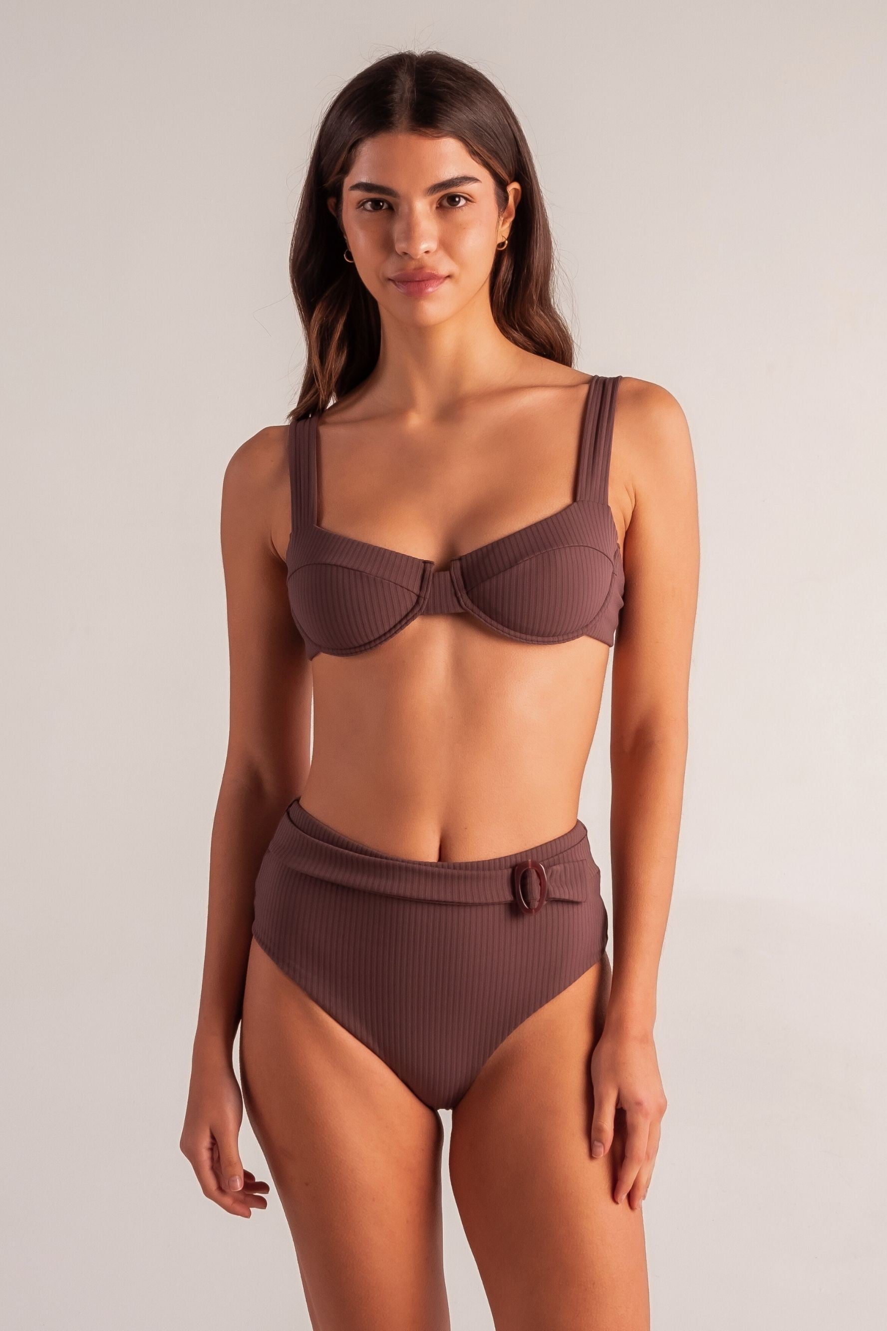 Maillot de bain 2 pièces Balconnet Chocolate