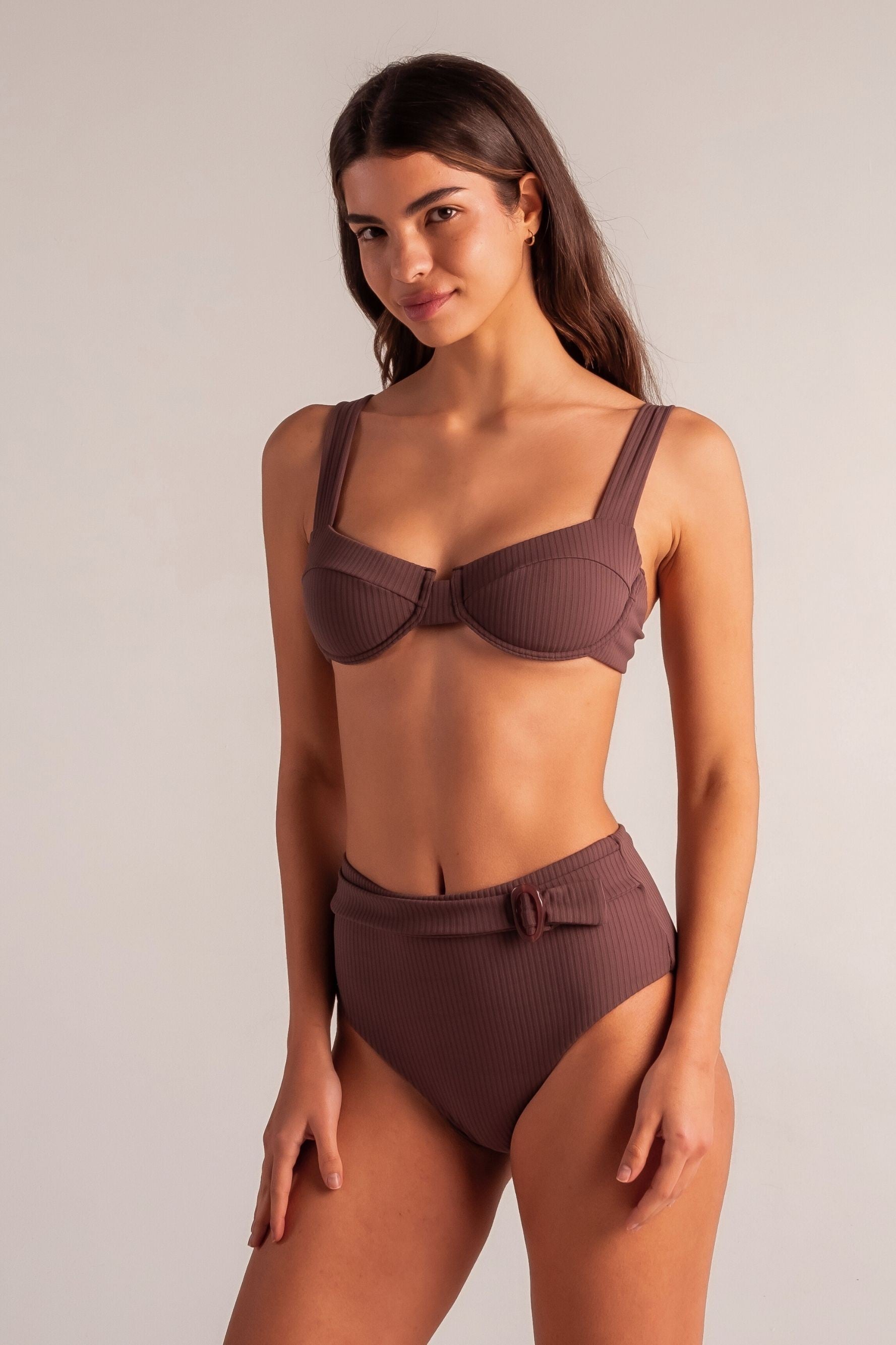 Maillot de bain 2 pièces Balconnet Chocolate