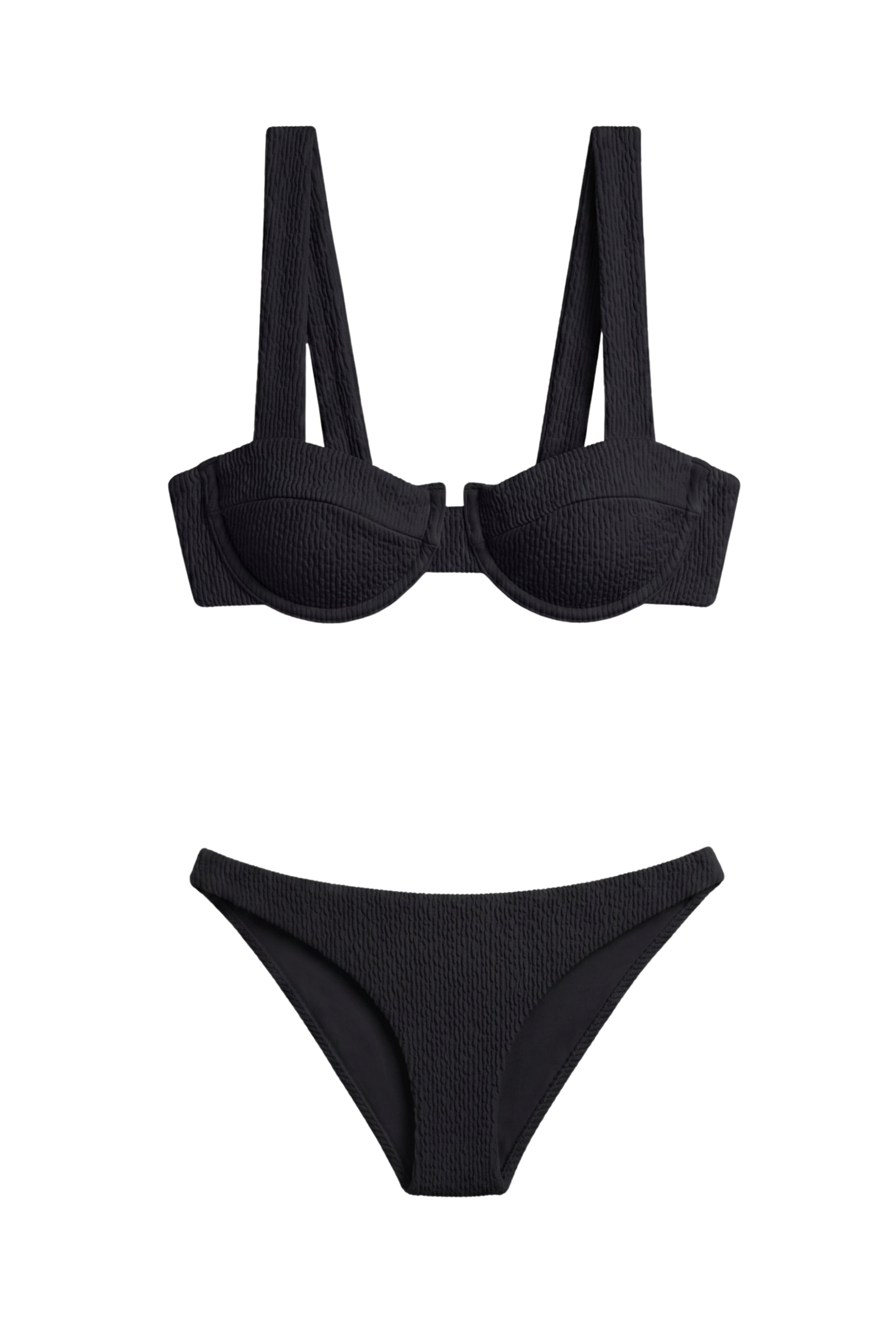 AllBlack Balconette Bikini