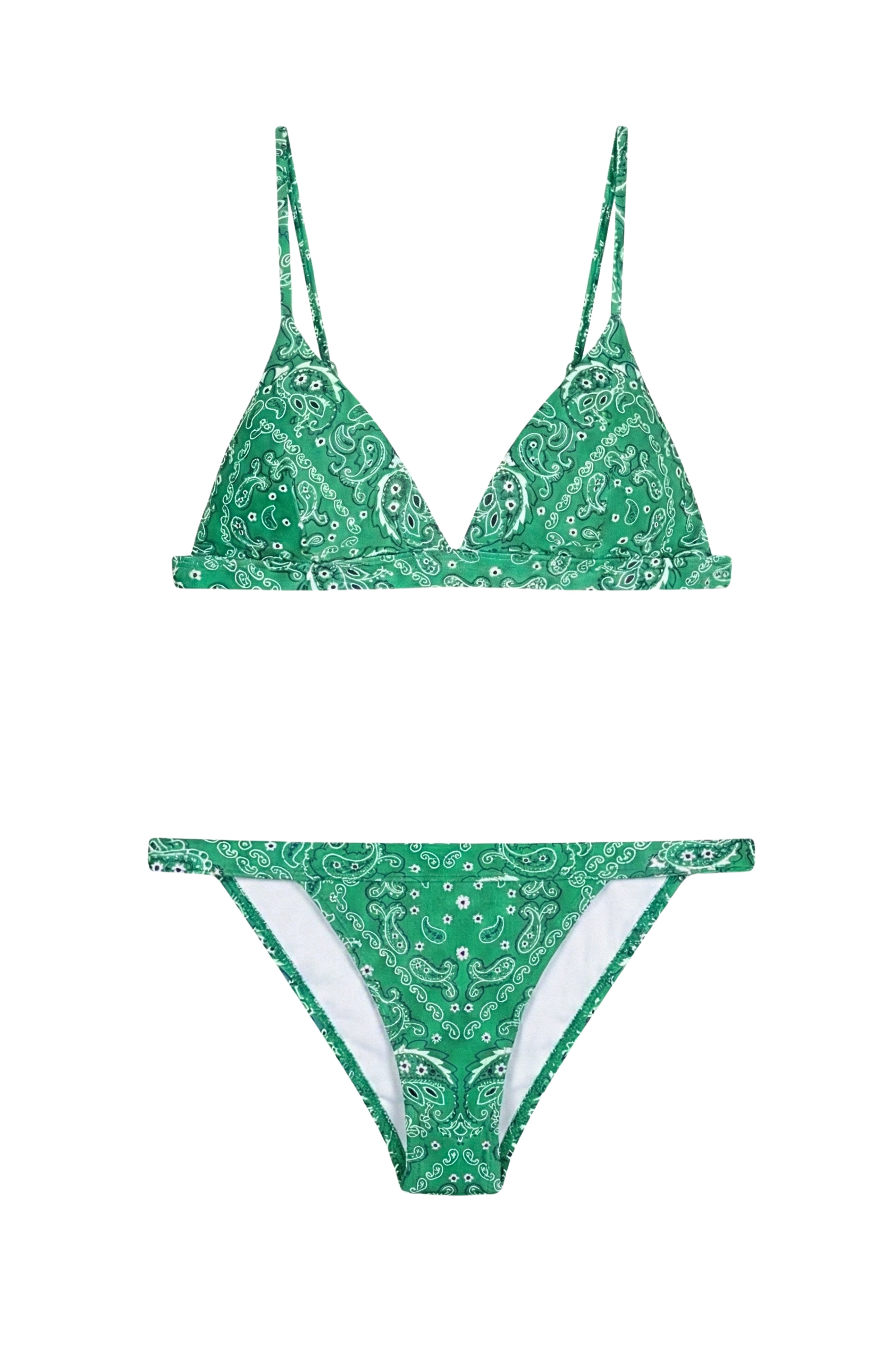 Verde Bandana Sporty Bikini