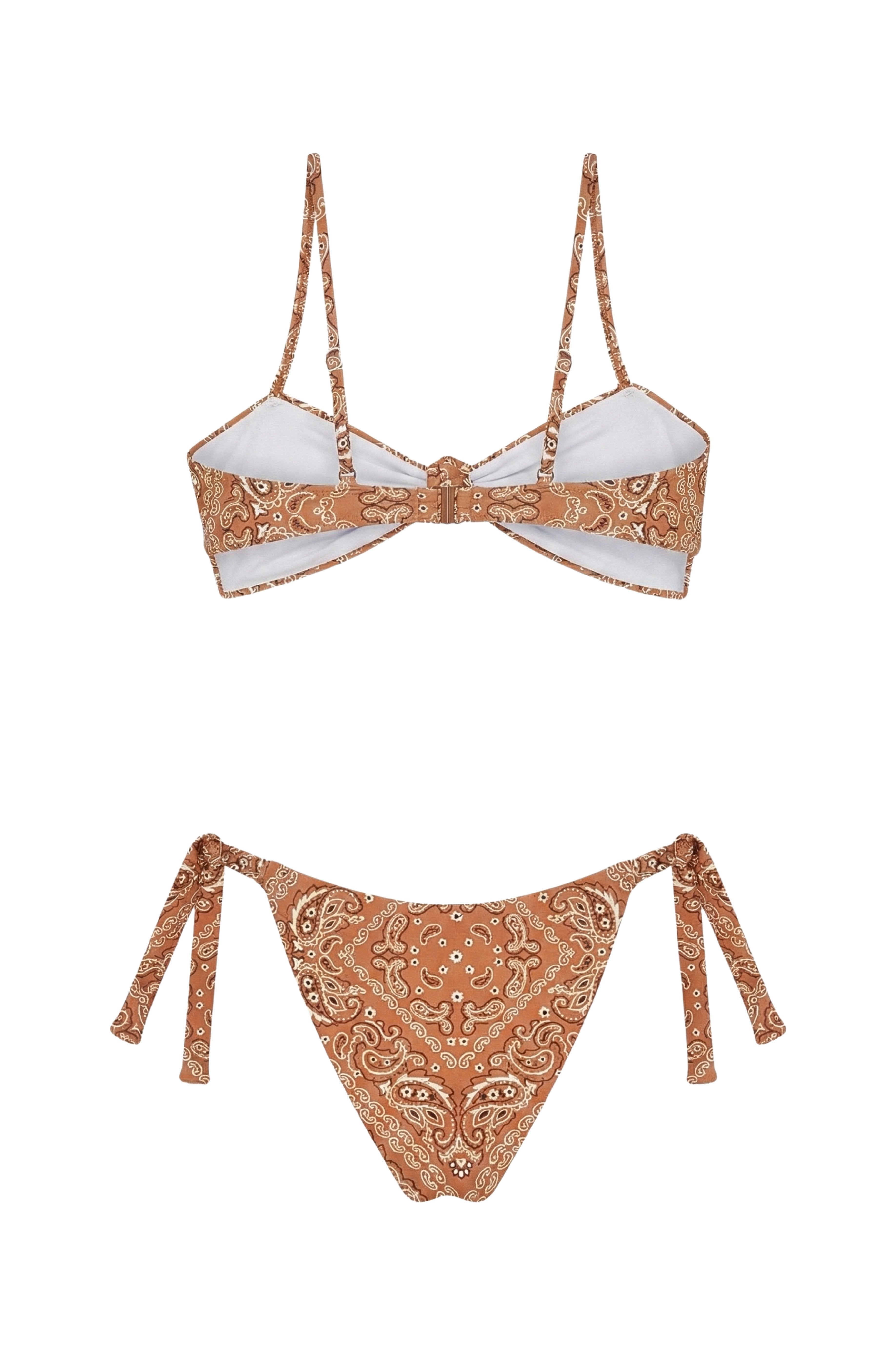 Maillot de bain 2 pièces Knot Bandana Terra