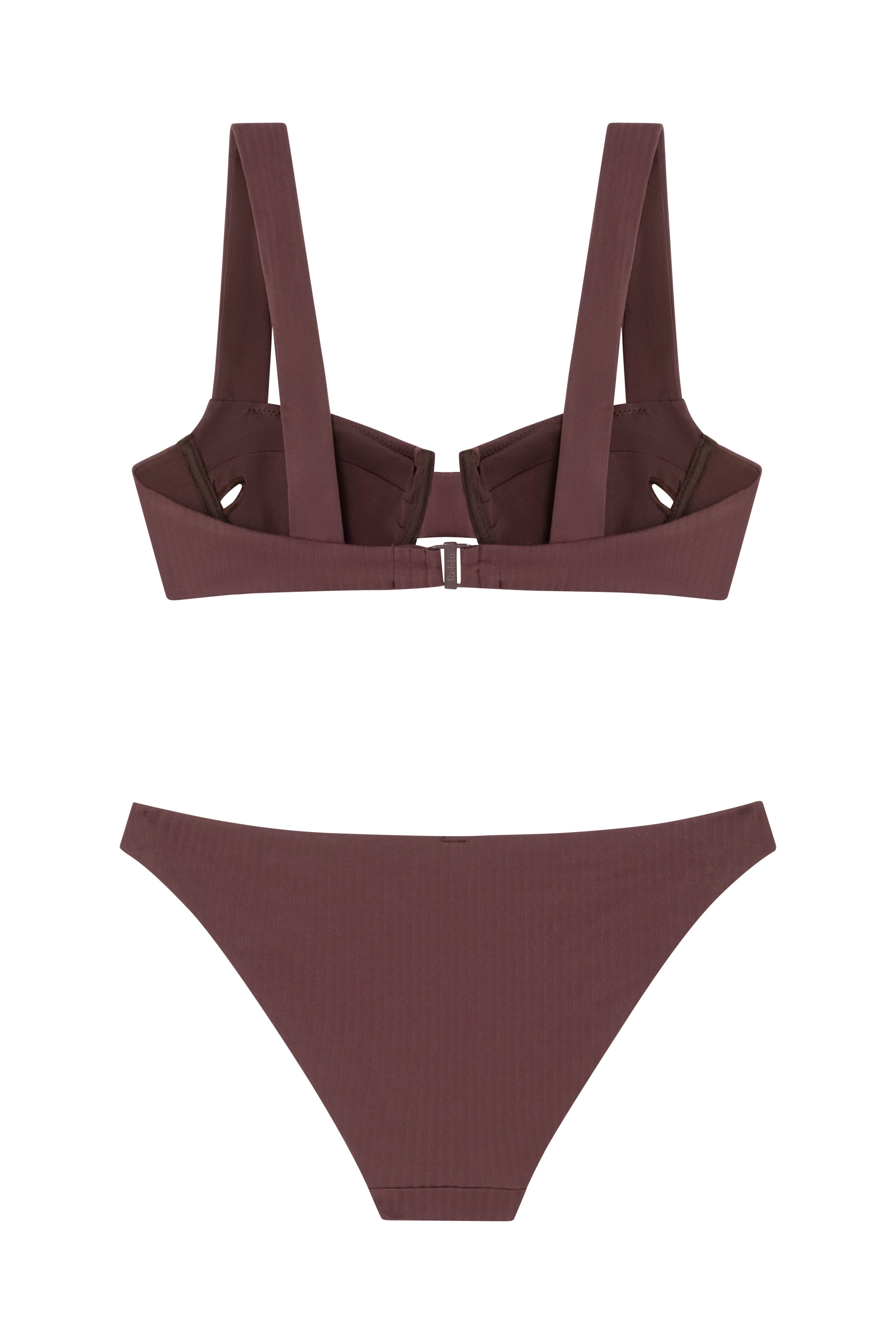 Maillot de bain 2 pièces Balconnet Chocolate