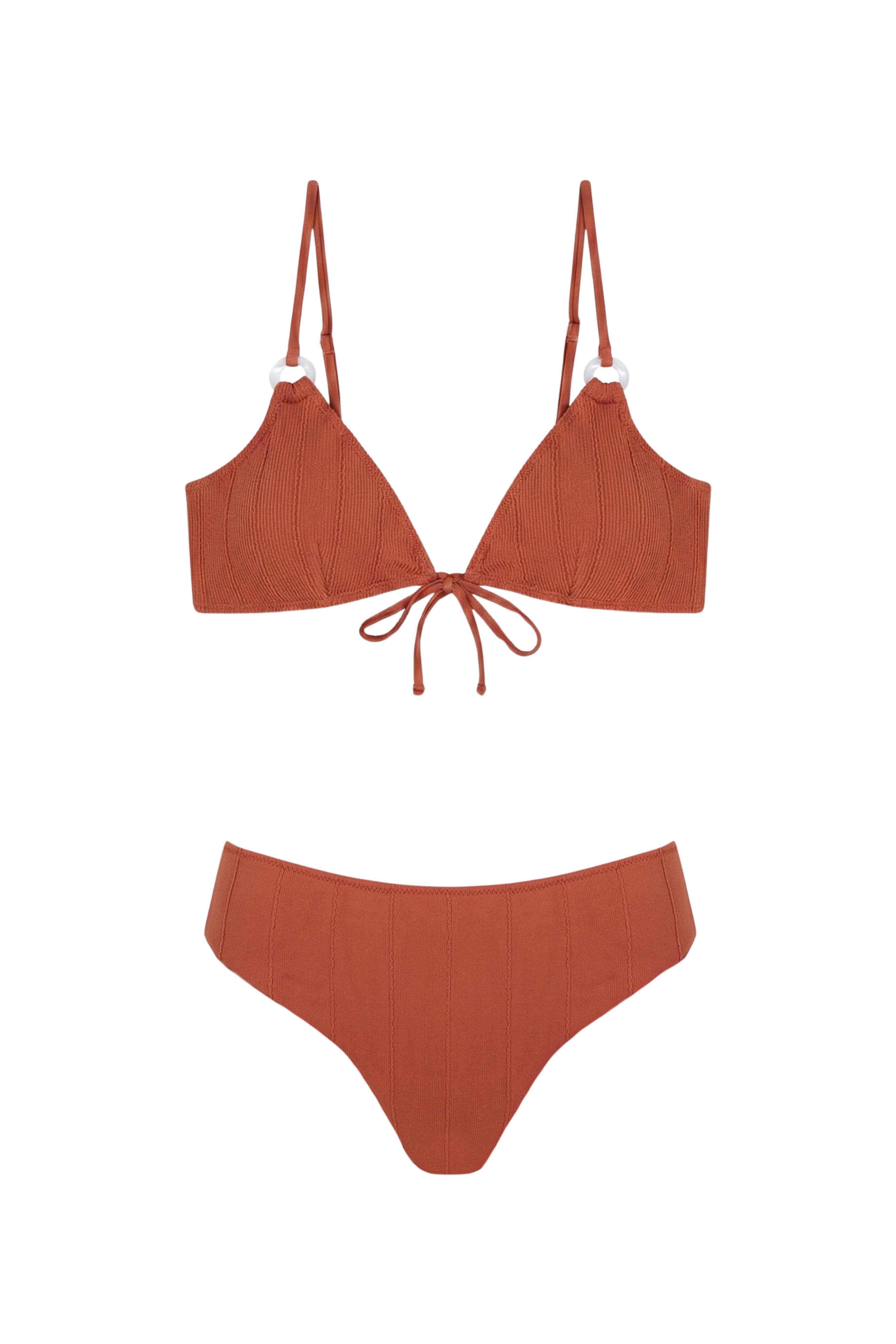 Terracotta Lace Bikini Culotte