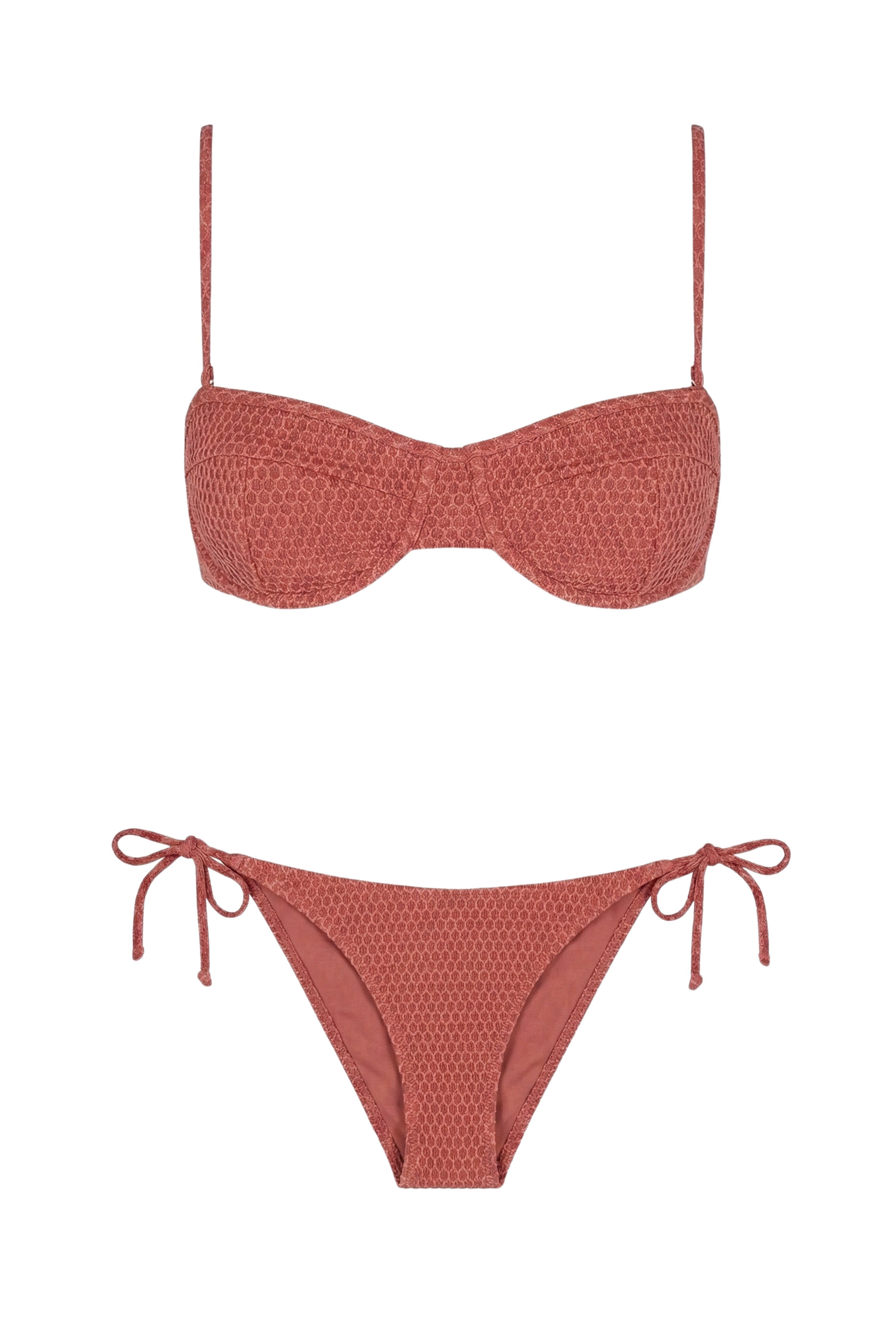 Red Sand Balconette Bikini