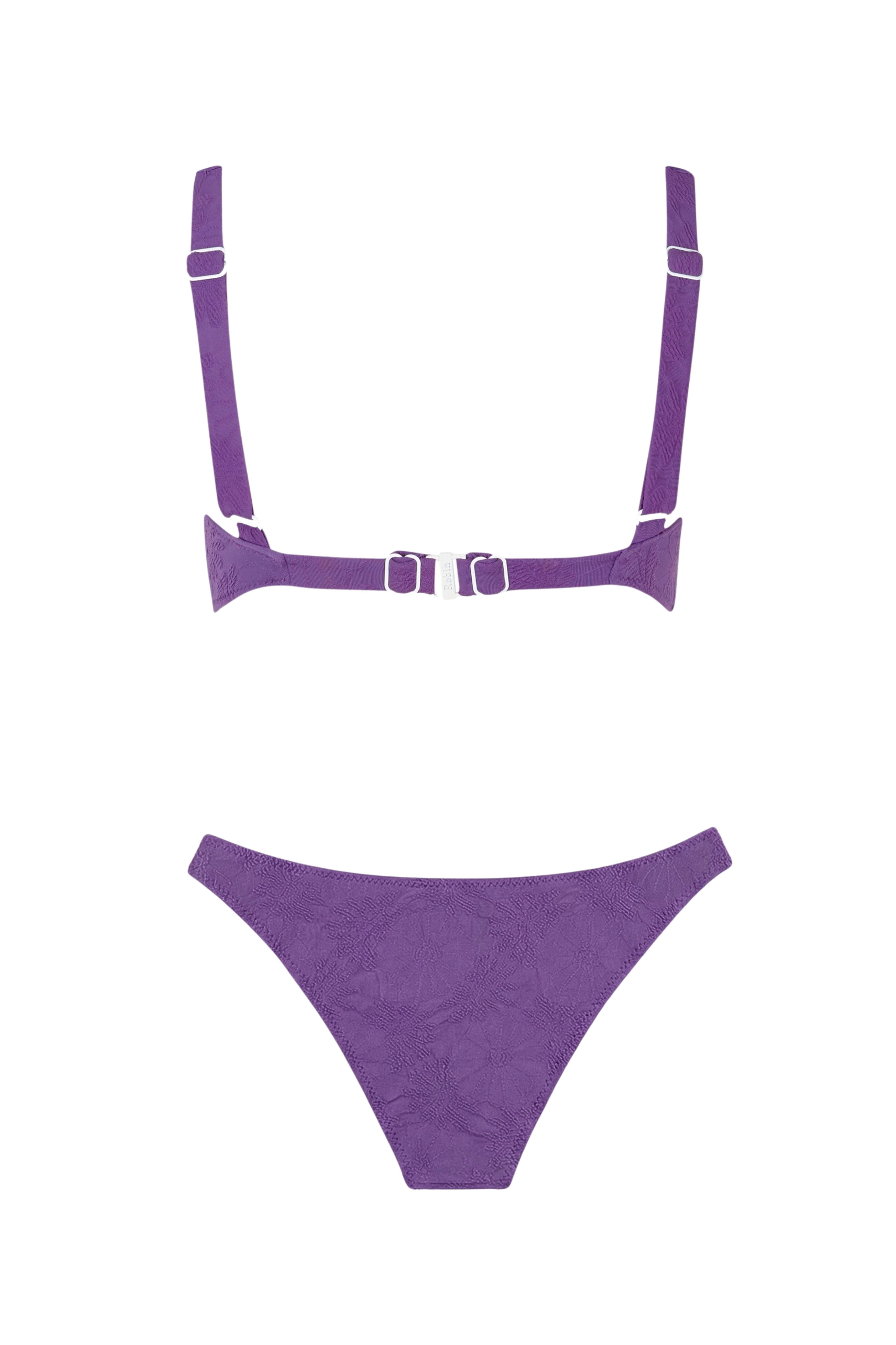 Maillot de bain 2 pièces Balconnet Comfy Violet