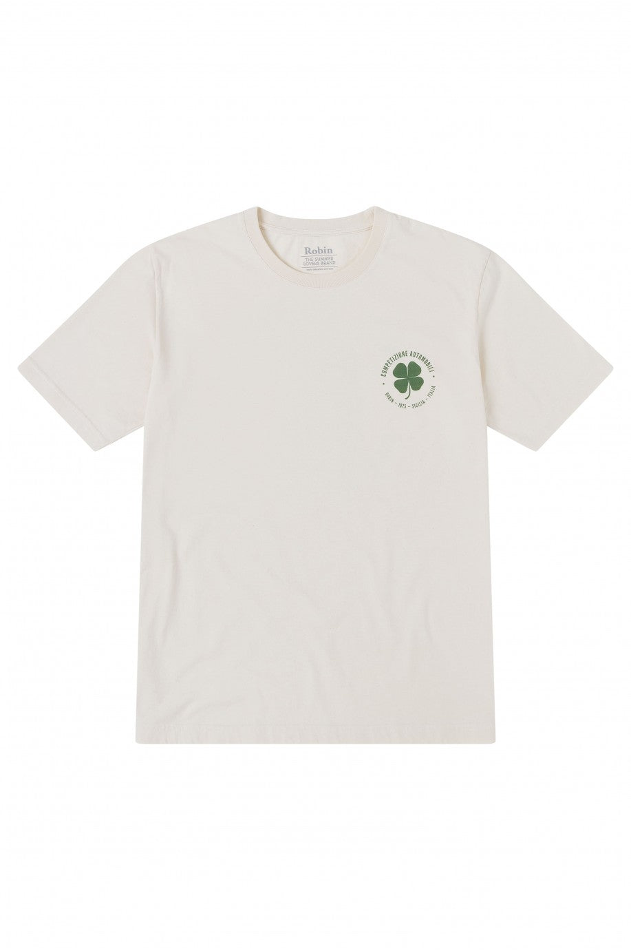 T-shirt à motif trèfle