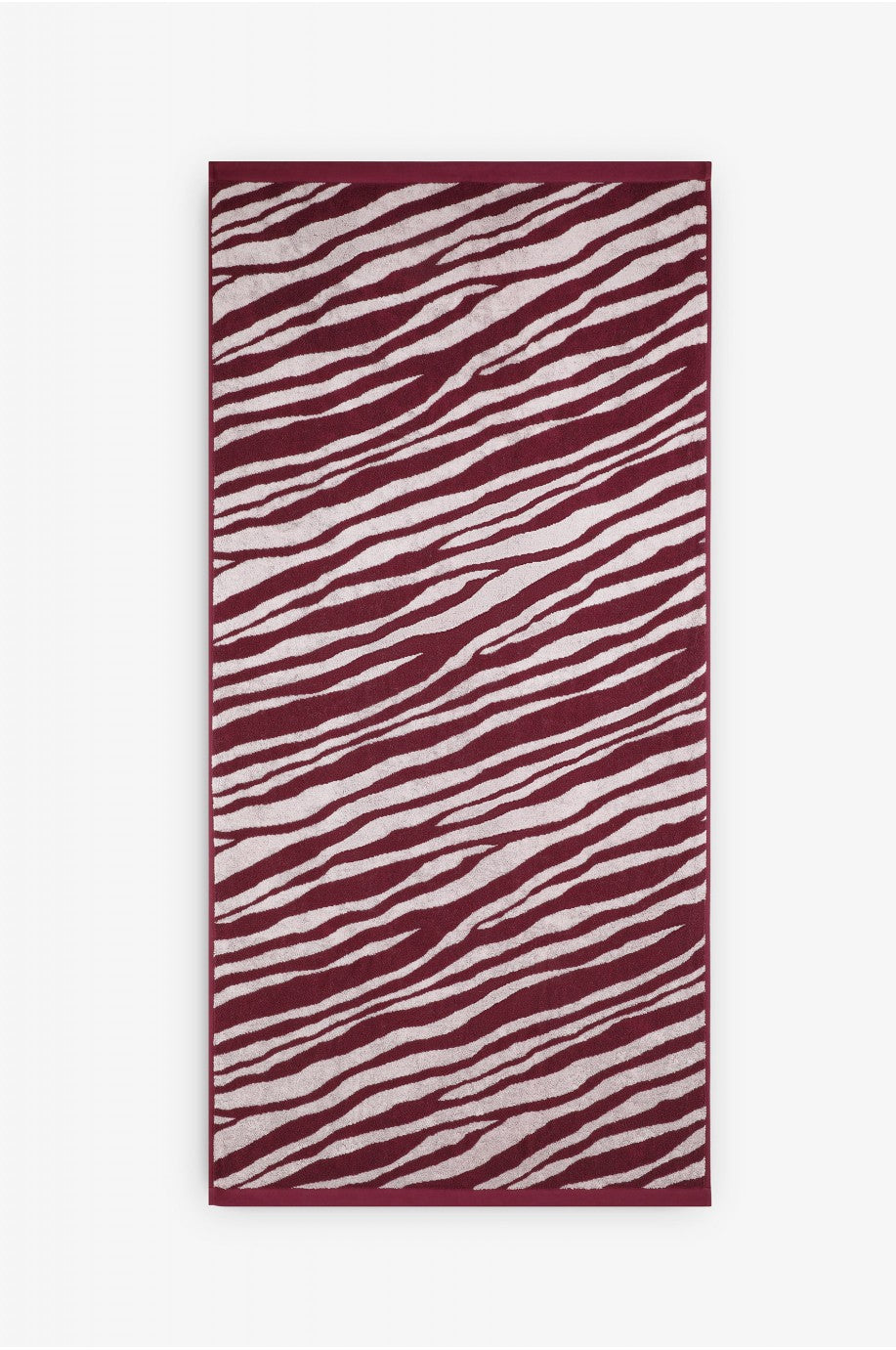 Serviette de plage à imprimé zèbre