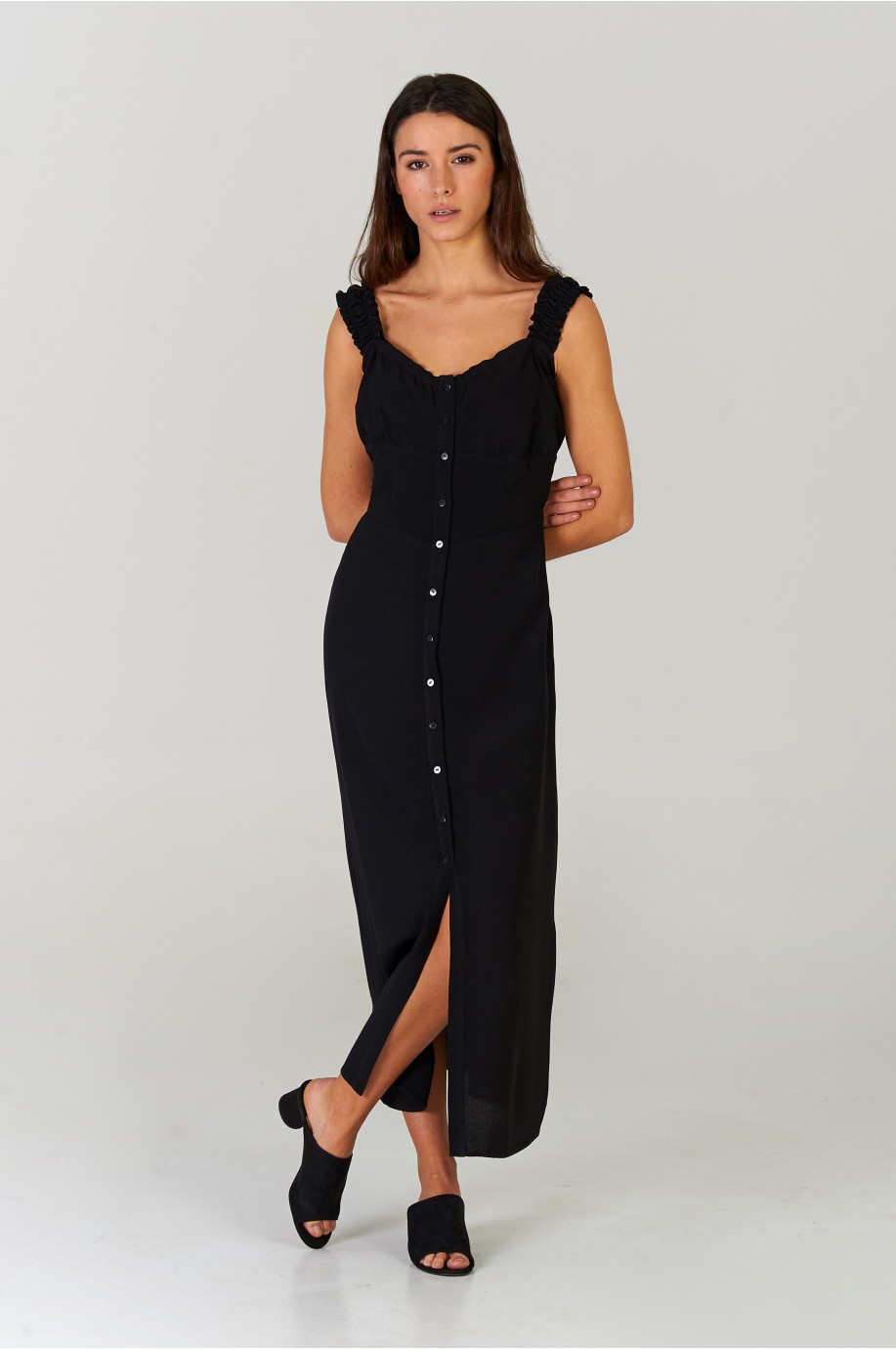 Vestido midi Negro Vestido midi Negro