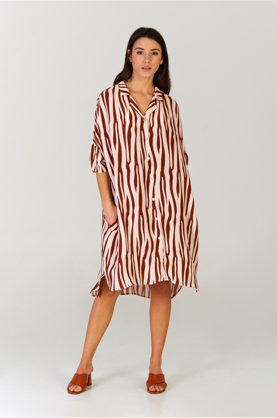 Vestido camisero Zebra Vestido camisero Zebra