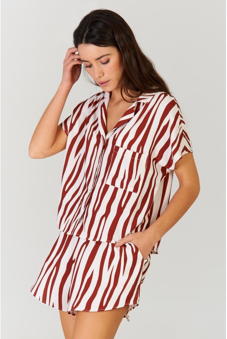 Camisa Zebra Camisa Zebra