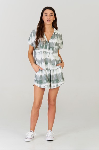 Camisa Tie Dye Khaki