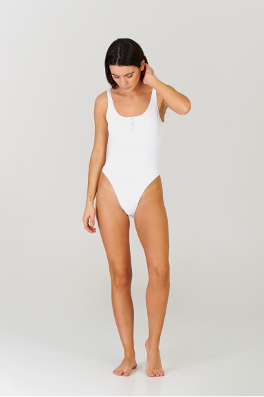 Bañador Polo Blanco