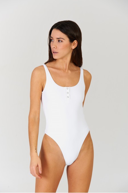 Bañador Polo Blanco