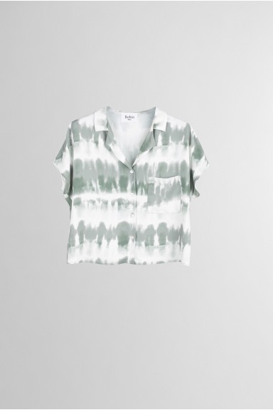 Camisa Tie Dye Khaki