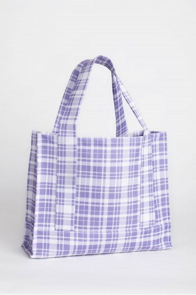 Bolso cuadros Lavanda