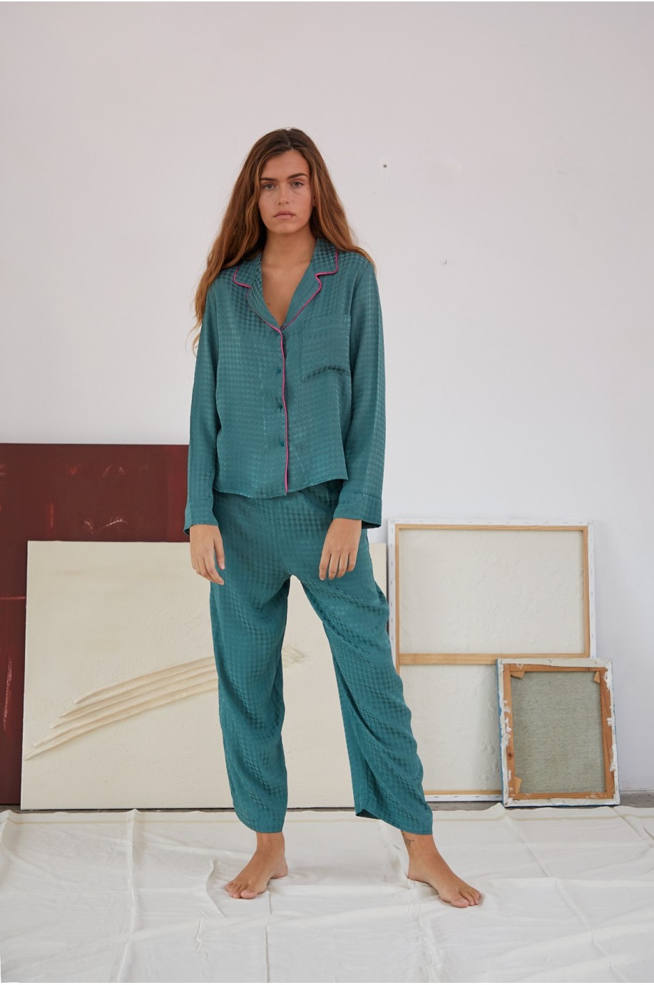 Petrol Green Venus Pyjama Petrol Green Venus Pyjama