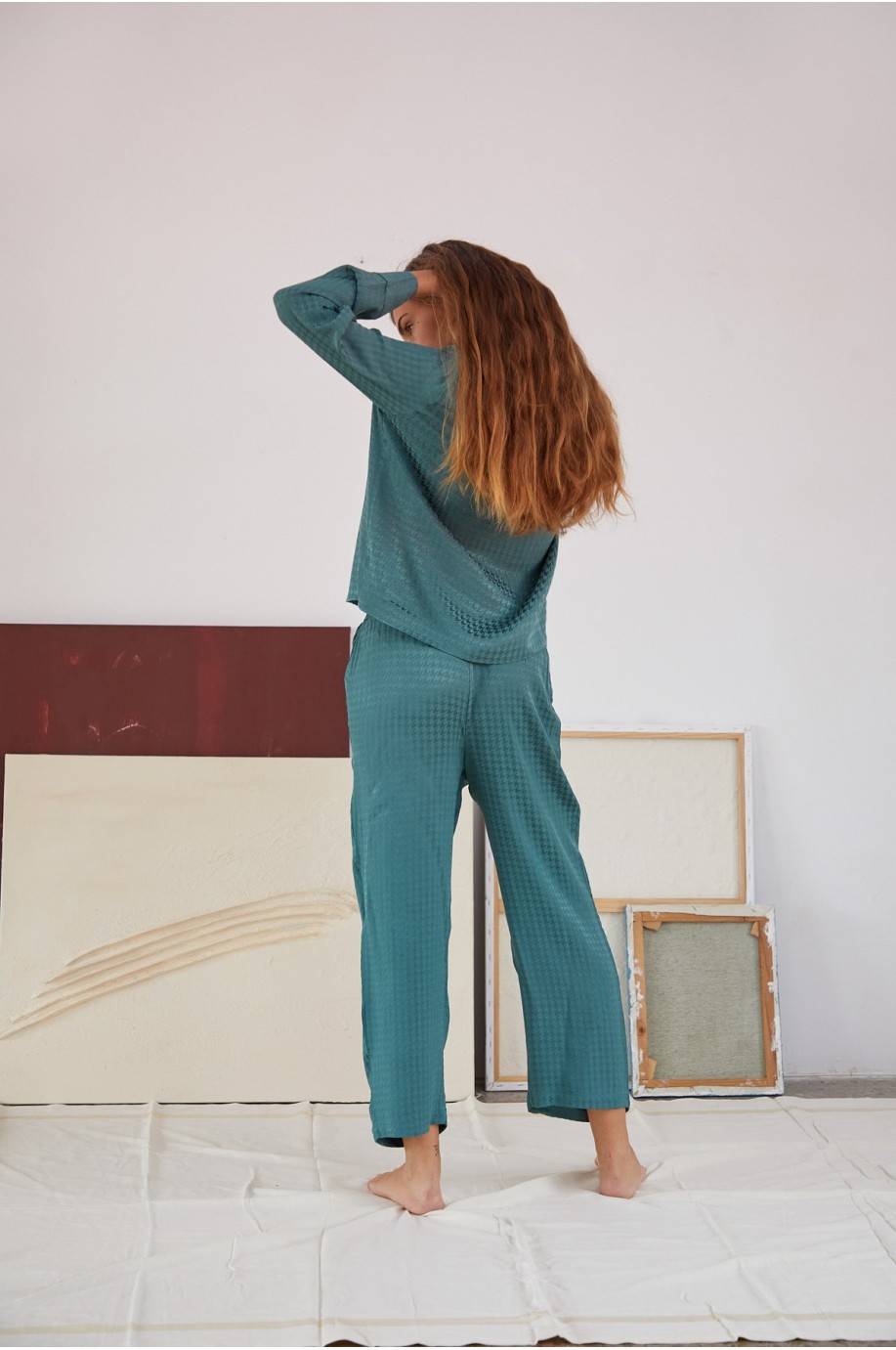 Petrol Green Venus Pyjama Petrol Green Venus Pyjama