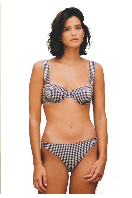 Bas de bikini Vichy Black &...