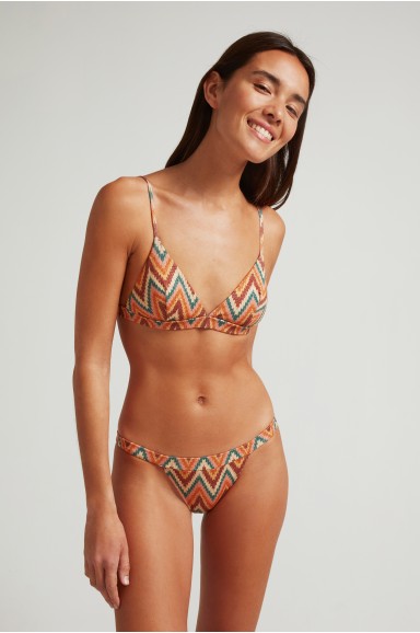 Bikini Sporty Cape Town | Multicolor Zigzag | Robin | Robin Collection