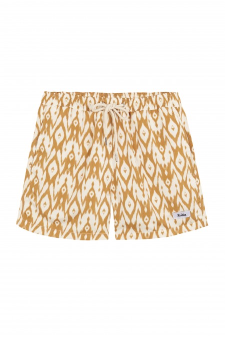 Short de bain Ikat Golden...