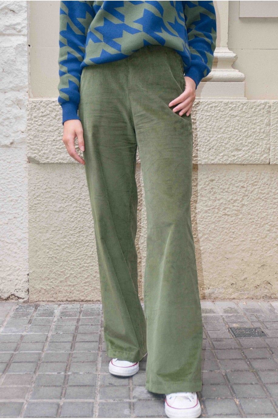 Pantalón pana Hunter Verde- Robin Collection AW22 Pantalón pana Hunter Verde- Robin Collection AW22