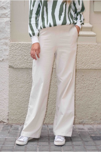Pantalón pana Hunter Crudo - Robin Collection AW22