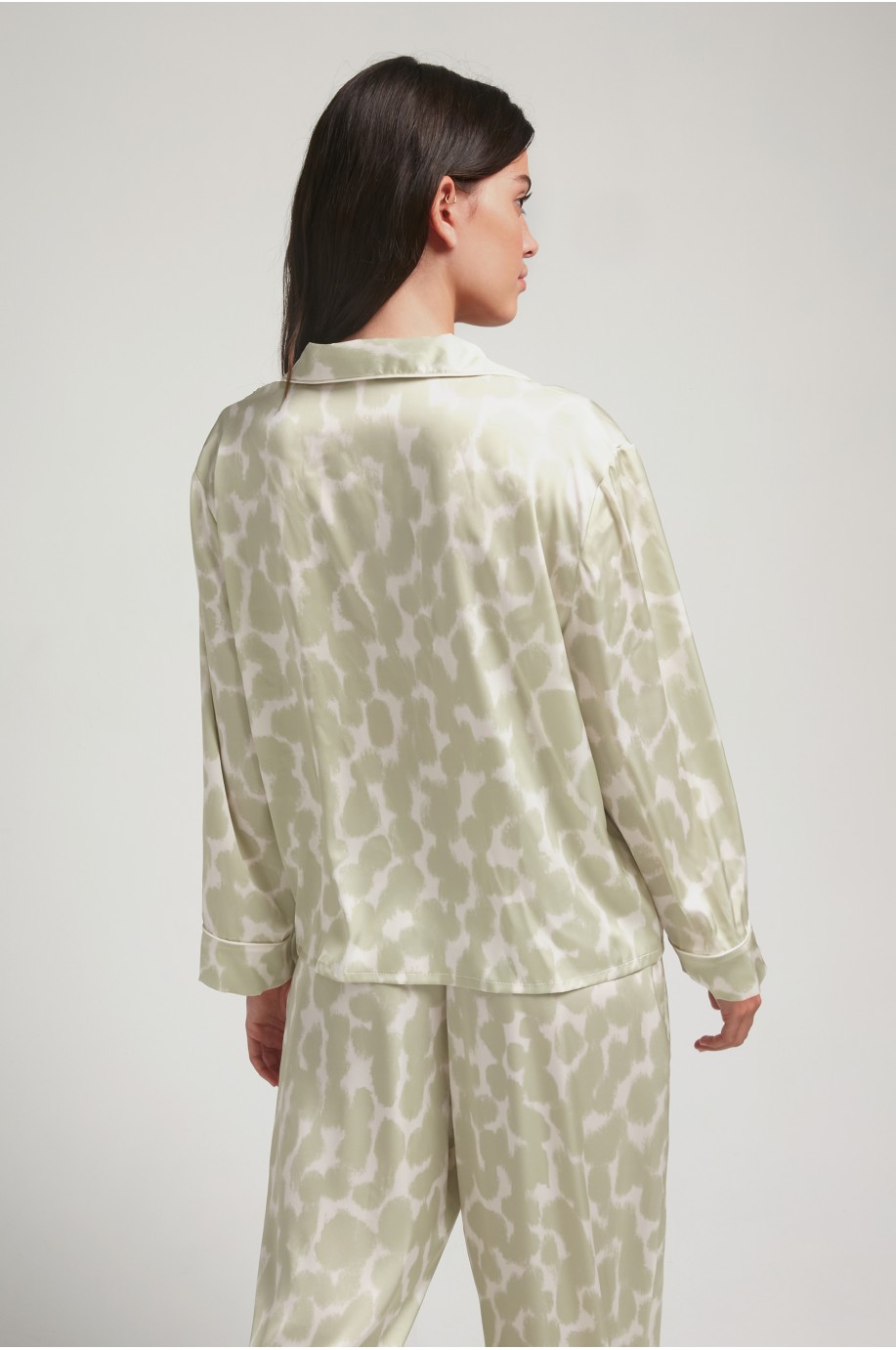 Pyjama manches longues en satin | Robin Collection Pyjama manches longues en satin | Robin Collection