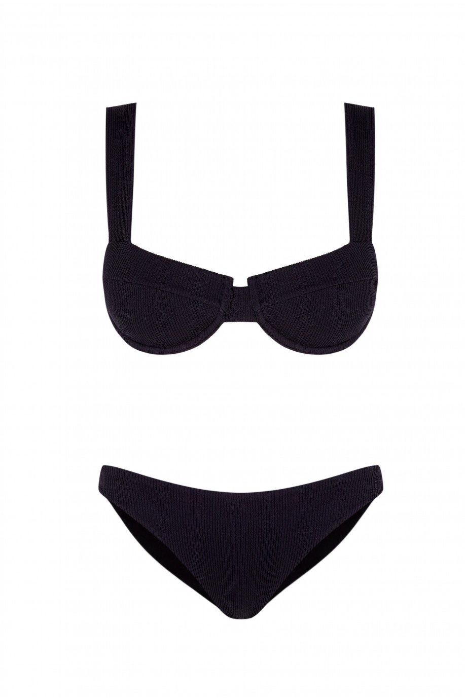 Maillot de bain 2 pièces Balconette Nero | Robin Collection Maillot de bain 2 pièces Balconette Nero | Robin Collection
