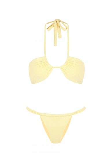 Maillot de bain 2 pièces Halty Jaune | Robin Collection