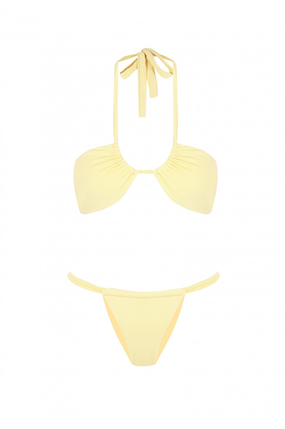 Maillot de bain 2 pièces Halty Jaune | Robin Collection