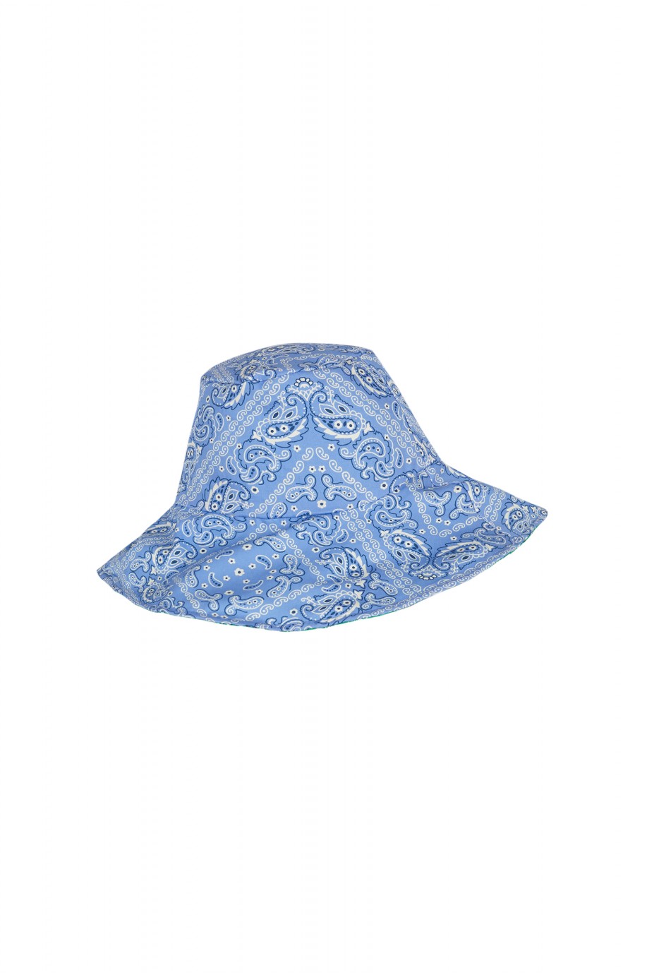 Blue bandana bucket hat outlet