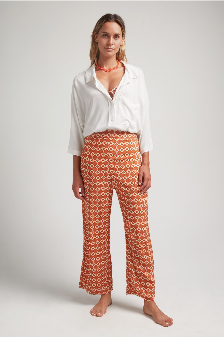 Collar coral naranja | Robin Collection