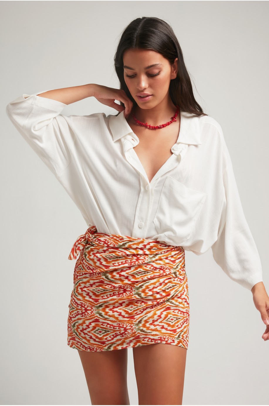 Collar coral rojo | Robin Collection Collar coral rojo | Robin Collection