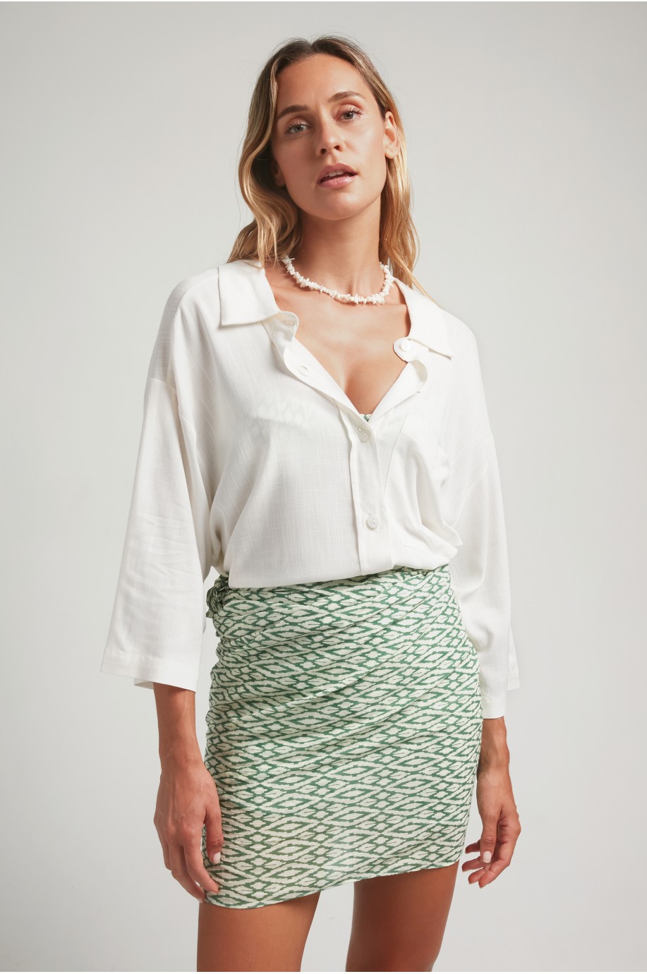 Collar coral blanco | Robin Collection