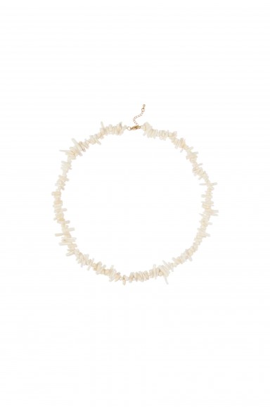 Collar coral blanco | Robin Collection