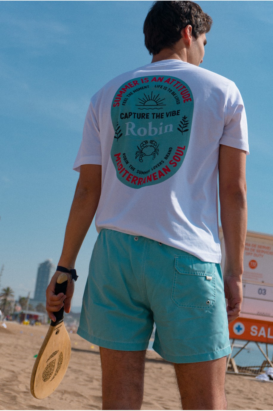 Bañador Hombre Aqua | Robin Collection Bañador Hombre Aqua | Robin Collection