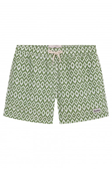 Bañador Hombre Ikat Verde | Robin Collection