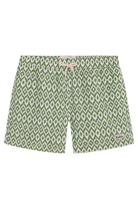 Bañador Hombre Ikat Verde | Robin Collection