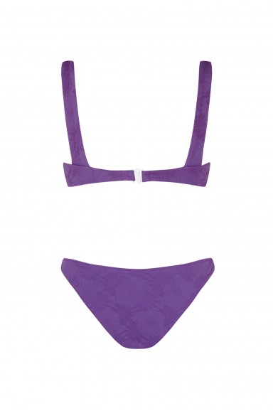 Maillot de bain 2 pièces Balconette Violet  | Robin Collection