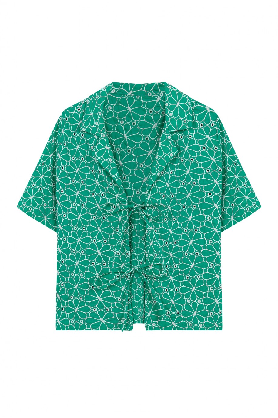 Chemise noeud Vert | Robin Collection