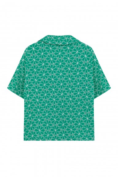 Chemise noeud Vert | Robin Collection