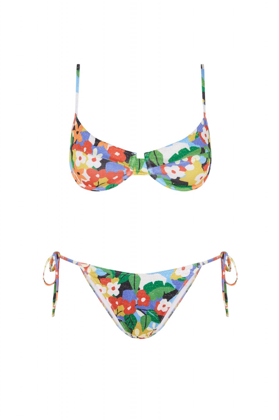 Maillot de bain 2 pièces Balconette Amazonia Tie | Robin Collection